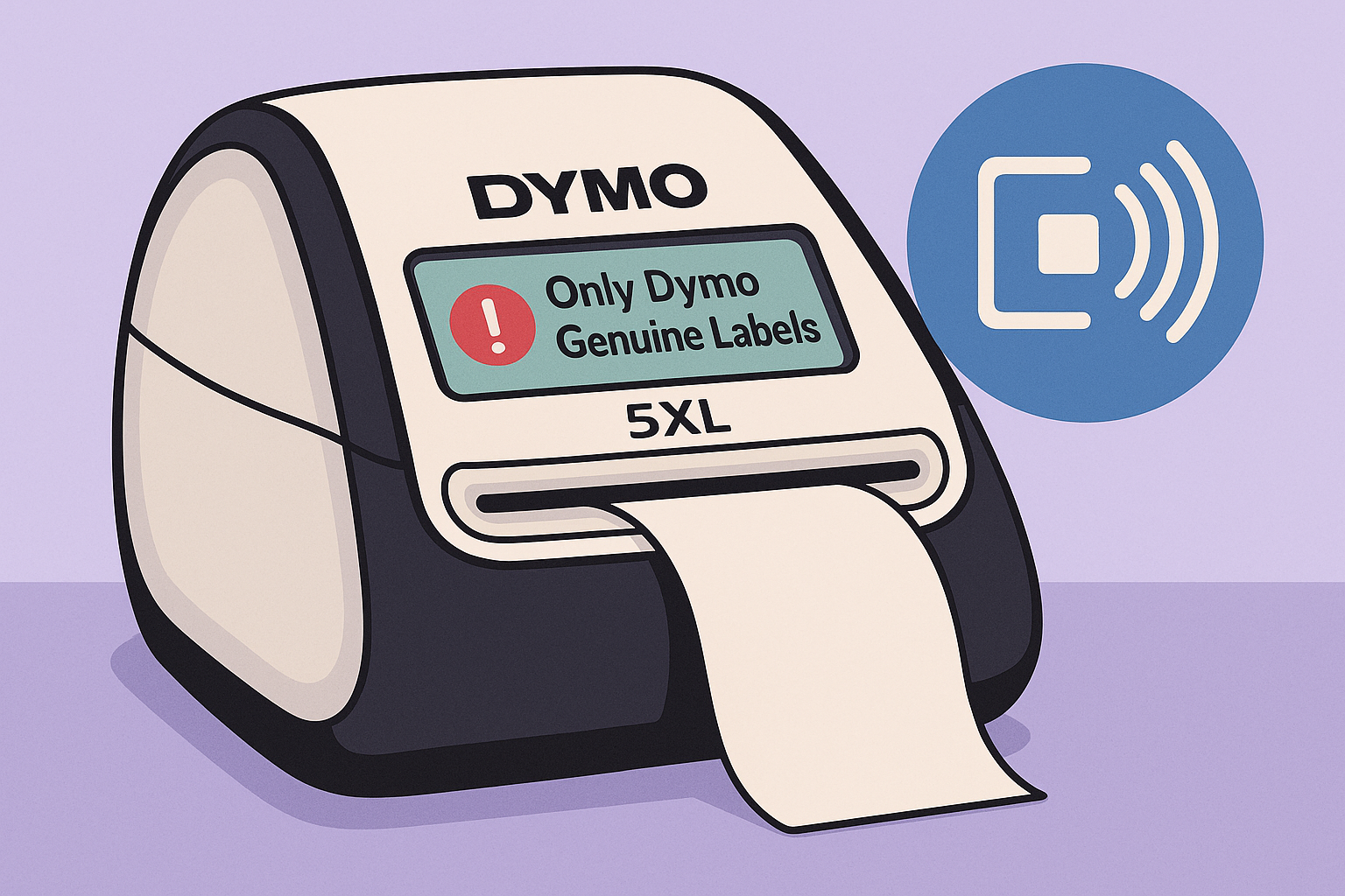 Dymo 550 / 5XL Fehlermeldung “Nur Original Dymo-Etiketten” – Lösung