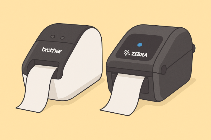 Warum Brother und Zebra Etikettendrucker die bessere Wahl sind als Dymo
