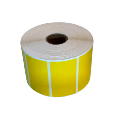 Zebra gelbe kompatible Etiketten, 57 x 32mm, 1500 Etiketten