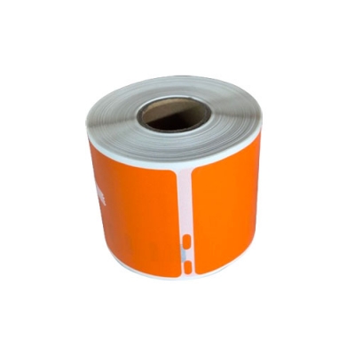 Dymo 99014 kompatible Etiketten Orange, 101 x 54mm, 220 Etiketten