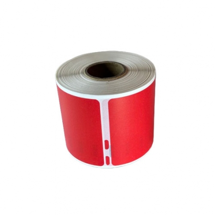 Dymo 99014 kompatible Etiketten Rot, 101 x 54mm, 220 Etiketten