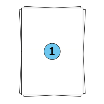 A4-Aufkleberbögen