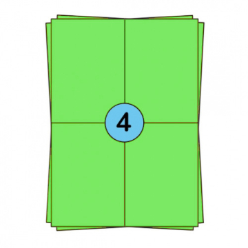 A4-Aufkleberbögen