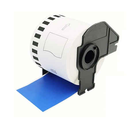 Brother DK-22205 kompatible Etiketten blau, 62mm x 30,48m
