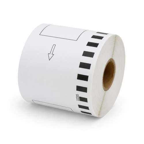 Brother DK-22205 kompatible Etiketten ohne Halter, 62mm x 30,48m