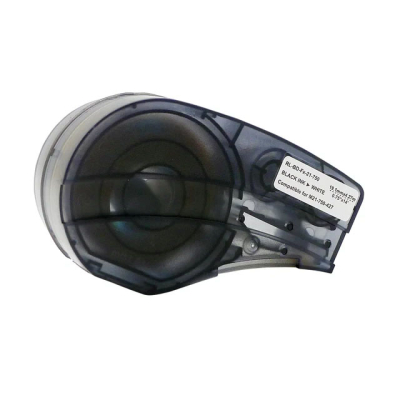 Brady M21-750-427 kompatible Etikettenband, Schwarz auf weiß, 19,1mm x 4,88m