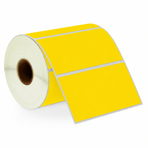 Thermoetiketten gelb, 102 x 50mm, 1300 Etiketten